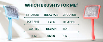 Flat Slicker Brush vs Curved Slicker Brush for Doodles