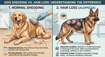Shedding vs Hair Loss in Dogs | Complete Guide