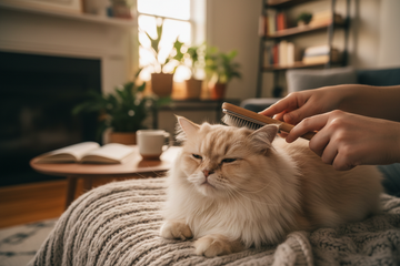 How to Brush a Long-Haired Cat Without Overstimulation