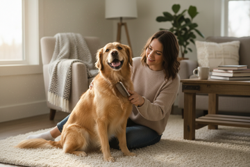How to Brush a Dog That Keeps Sitting During Grooming