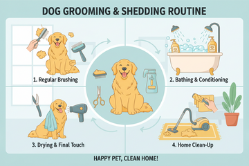 Deshedding Routine Step-by-Step | Reduce Dog Shedding