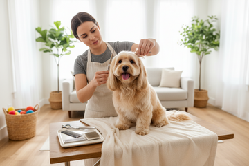 How to Trim a Long-Haired Dog at Home