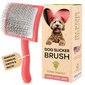 Curved Slicker Brush Coral Large