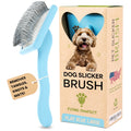 Flat Slicker Brush Baby Blue Large