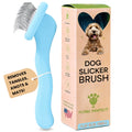 [FBS] Flying Pawfect baby blue small flat slicker brush for small dogs and cats